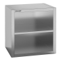 Stainless steel open wall cabinet 1000 mm