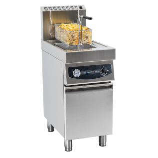 Friteuse gaz avec soubassement 17 litres - Casselin - 1