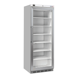 Armoire négative vitrée 400 L Inox - Casselin - 1