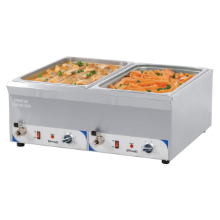 Double bain-marie avec robinet de vidange GN 1/1 - 150 mm - Casselin - 1