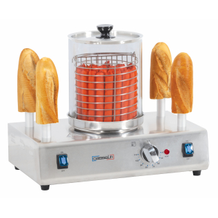 Machine à hot dog 4 plots chauffants - Casselin - 1