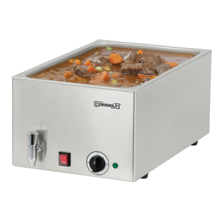 Bain-marie avec robinet de vidange GN 1/1