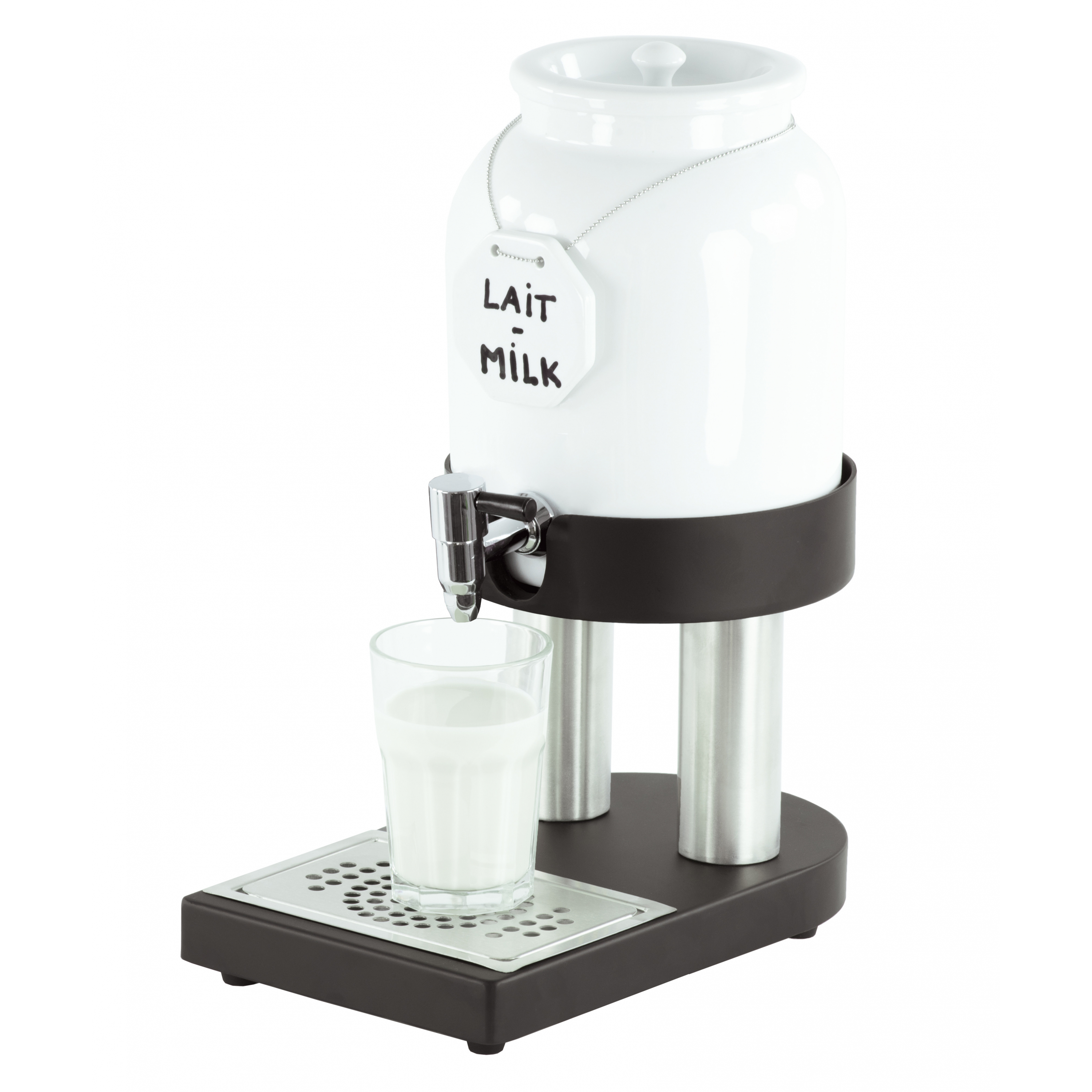 Porcelain milk dispenser, acrylic base Top Fresh 4 L
